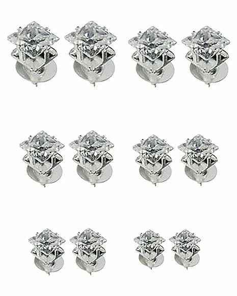 Promo โค๏ธ Square Clear C Stud Earrings 12 Pack ๐ 3 Promo โค๏ธ Square Clear C Stud Earrings 12 Pack ๐