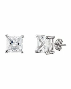 Promo 👏 Square Clear CZ Stud Earrings 😍