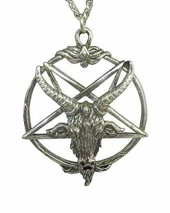 Best Sale ✨ Ox Inverted Baphomet Pentagram Necklace 🛒