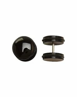Deals 🌟 Black Fake Plugs 🎉