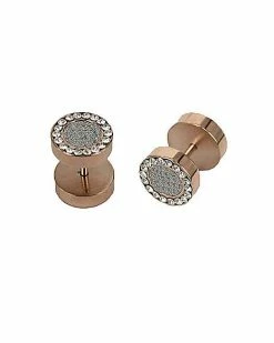 Alternative view of New 🎉 Glitter CZ Fake Plug Set 👏