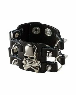 Best deal 🎉 Skull Leather Cuff Bracelet 🥰