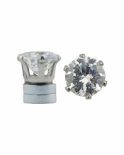 Hot Sale 💯 CZ Hexagon Magnetic Fake Stud Earrings ⌛