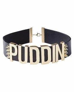Coupon 🤩 Harley Quinn Black Puddin Choker Necklace - Suicide Squad 😍