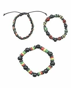 Best reviews of 😉 Rasta Bracelets - 3 Pack 🌟