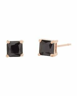 Top 10 👏 Rose Goldplated Black CZ Stud Earrings 🌟