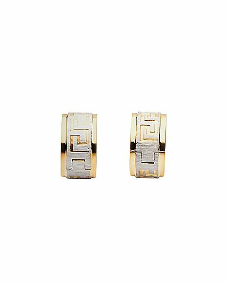 Discount ๐ Gold Greek Huggie Earrings โ 3 Discount ๐ Gold Greek Huggie Earrings โ