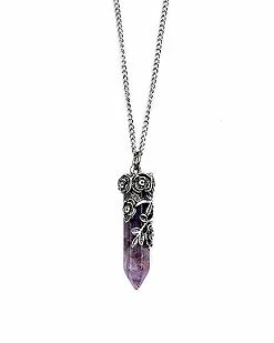 Promo ✔️ Floral Crystal Necklace 🌟