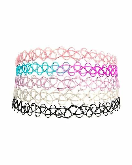 Promo ๐ฅฐ Multi-Pack Tattoo Choker Necklaces - 5 Pack โค๏ธ - Image 2
