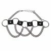 Deals ⌛ Faux Leather Chain Choker Necklace 🥰 -Sun & Moon-shop 03411972 a