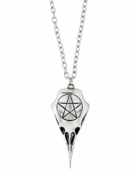 Flash Sale 😍 Bird Skull Pentagram Necklace 🤩 3 Flash Sale 😍 Bird Skull Pentagram Necklace 🤩