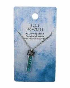 Wholesale 🤩 Blue Howlite Chip Necklace 😀 -Sun & Moon-shop 03460441 c
