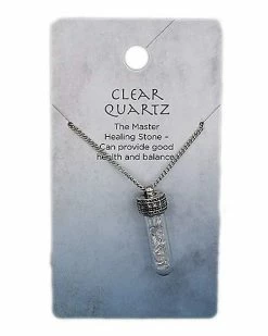Buy ⭐ Quartz Chip Necklace 💯 -Sun & Moon-shop 03460458 c