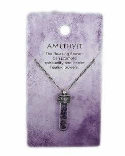 Buy 💯 Amethyst Chip Necklace 👏 -Sun & Moon-shop 03460508 c