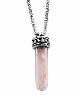 Coupon 💯 Rose Quartz Chip Necklace 😀