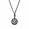 Flash Sale ๐ฅ Leather Pentagram Necklace โ 2 Flash Sale ๐ฅ Leather Pentagram Necklace โ -Sun & Moon-shop 03469707 a