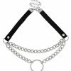 Budget ✨ Chain Ring Choker Necklace 🛒 -Sun & Moon-shop 03483435 a