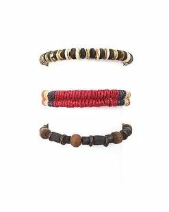 Hot Sale ✔️ Multi-Pack Wood Thread Bracelets - 3 Pack 🛒