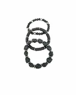 Outlet 🎁 Multi-Pack Skull Bead Bracelets - 3 Pack 🌟