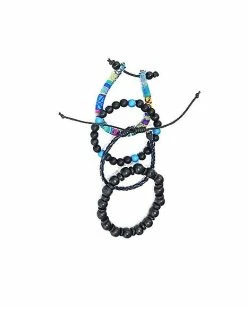 Deals ✨ Multi-Pack Woven Bead Bracelets - 4 Pack ⌛
