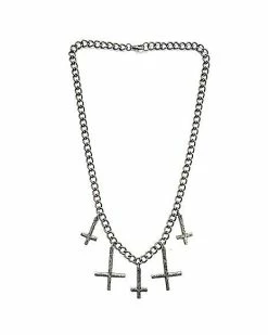 Alternative view of Outlet 🌟 Upside Down Cross Necklace ✔️