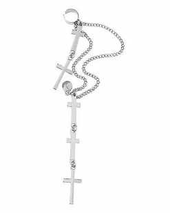 Promo ✨ Silver Cross Cuff Dangle 🧨
