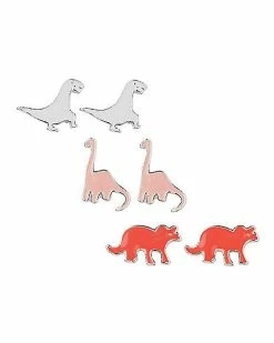 Best Sale 👍 Pink and Green Dinosaur Studs - 3 pack 🧨