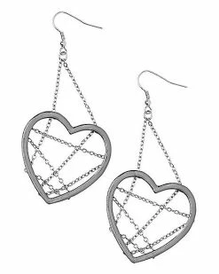Best reviews of 👍 Web Heart Dangle Earrings 😀