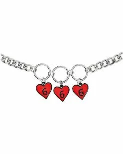 Outlet 🔔 Heart 666 Chain Necklace 🔥