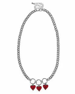 Alternative view of Outlet 🔔 Heart 666 Chain Necklace 🔥