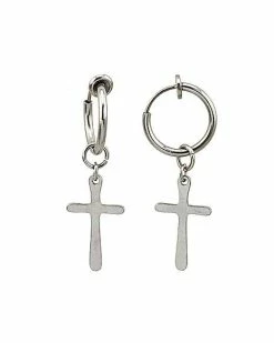Coupon 👍 Cross Fake Dangle Earrings 🤩