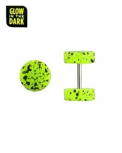 Deals 🛒 Glow in the Dark Splatter Fake Plugs - 18 Gauge 🔔