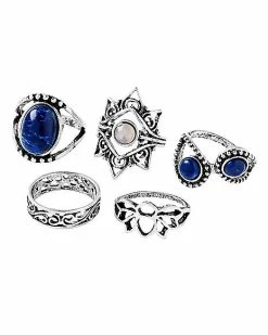 Best Sale 🥰 Multi-Pack Stone Rings - 5 Pack 🥰