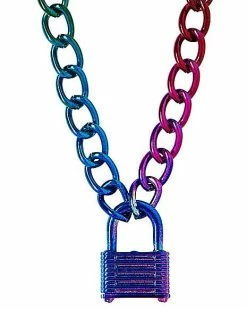 Brand new 🔥 Rainbow Lock and Key Necklace 🎉
