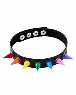 Best deal 🥰 Rainbow Spike Collar Choker Necklace 🥰