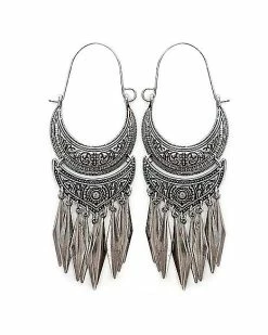 Cheap ❤️ Antique Style Ornate Dangle Earrings 🥰
