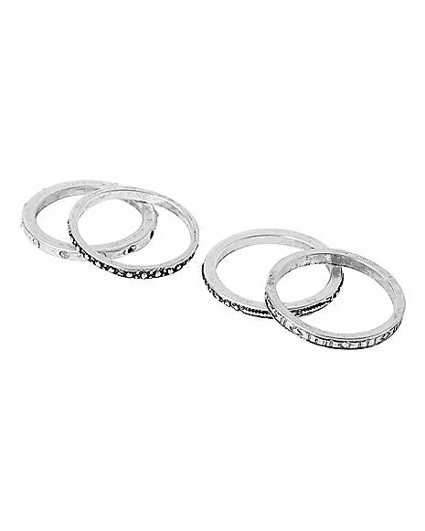 Outlet π₯° Multi-Pack Antique Silver Moon Star Rings 9 Pack π― 4 Outlet π₯° Multi-Pack Antique Silver Moon Star Rings 9 Pack π― - Image 2