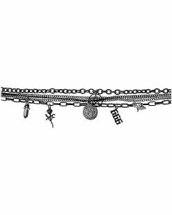 Top 10 🛒 Goth Charm Choker Necklace 💯
