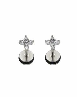Outlet ⭐ CZ Cross Fake Plugs - 18 Gauge 🎉