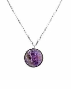 Best reviews of 🔔 Amethyst Circle Pendant Neckalce 🧨