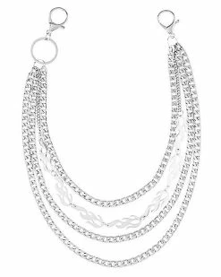 Best Pirce 🔥 4 Row Flame Curb Wallet Chain 🥰