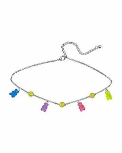 Best deal 😍 Gummy Bear and Smiley Face Choker Necklace ✔️