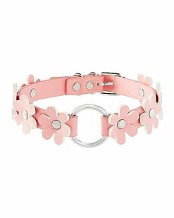 Hot Sale 🔥 Pink Flower O-Ring Choker Necklace 😀