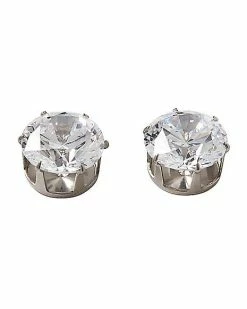 Best deal ✨ Round CZ Titanium Stud Earrings - 20 Gauge ✨