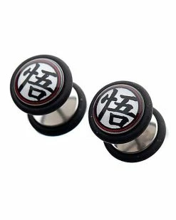 Alternative view of Best Sale 😀 Dragon Ball Z Fake Plugs – 18 Gauge 🔔