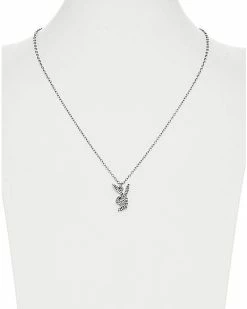 Coupon 🎁 Clear CZ Playboy Bunny Necklace 👏