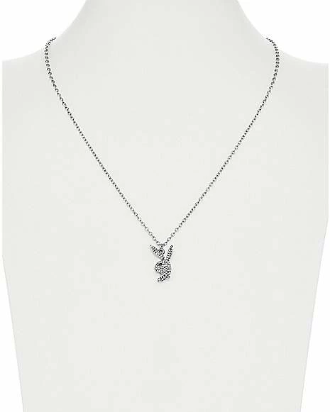 Coupon π Clear CZ Playboy Bunny Necklace π