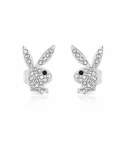 Flash Sale 🌟 Clear CZ Playboy Bunny Stud Earrings 🎉
