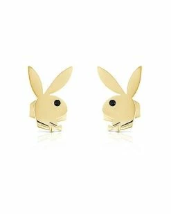 Deals 🧨 Goldtone Playboy Bunny Stud Earrings ❤️