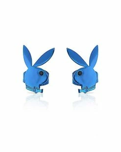 Discount ๐ Blue Playboy Bunny Stud Earrings โ๏ธ